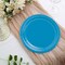 24 Count Turquoise Paper Plates 7" Round Dessert Plates for Summer and Beach Parties
